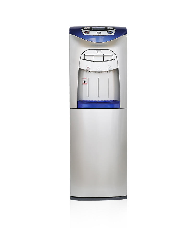 203LN5P-X Zu Hause/Büro Kompressor Kalt/Warm Freistehende Wasserspender Maschine mit Vorratsschrank/Kühlschrank